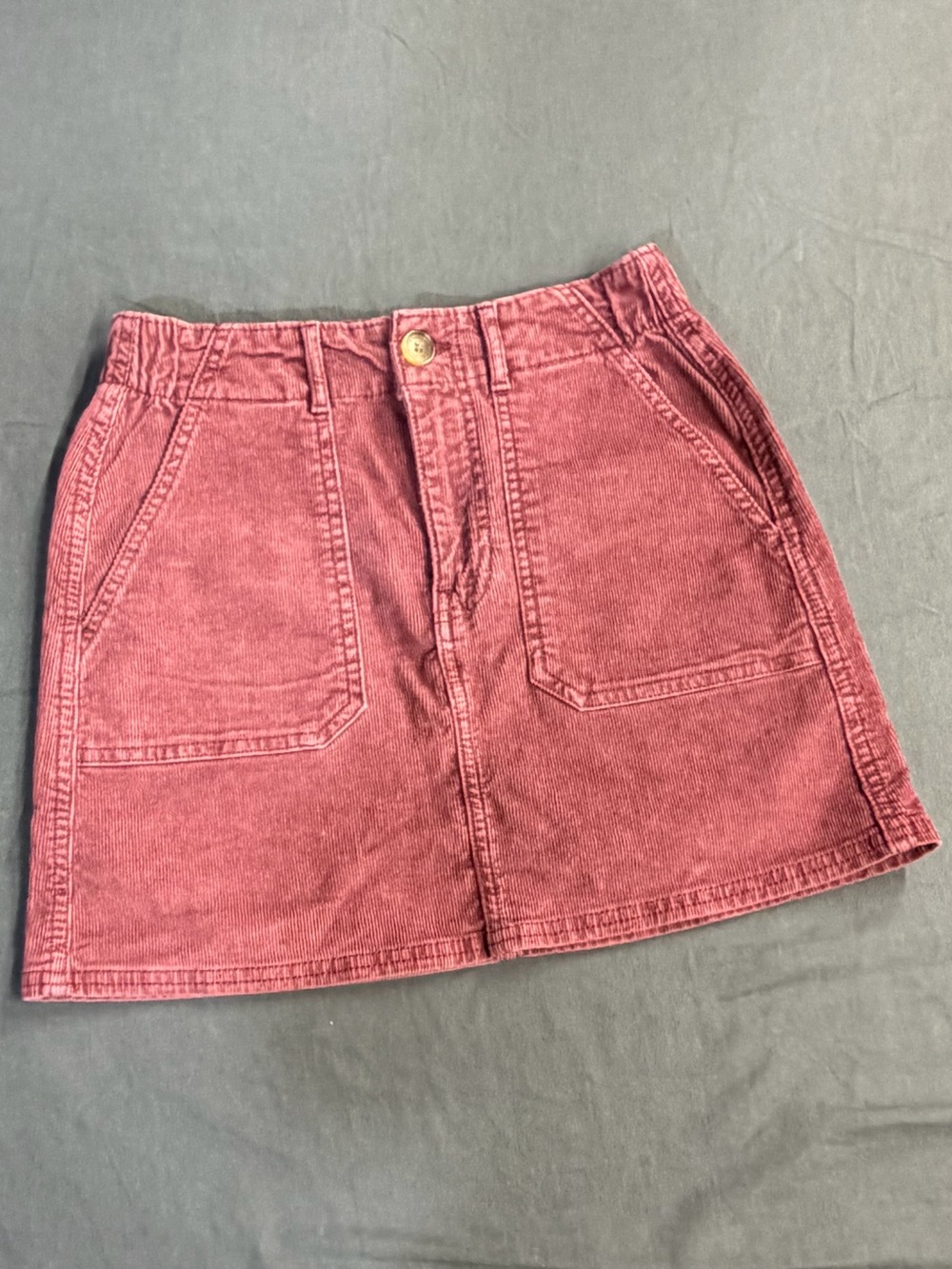 American Eagle A-Line Super stretch Corduroy Fall Mini Skirt Women's 00